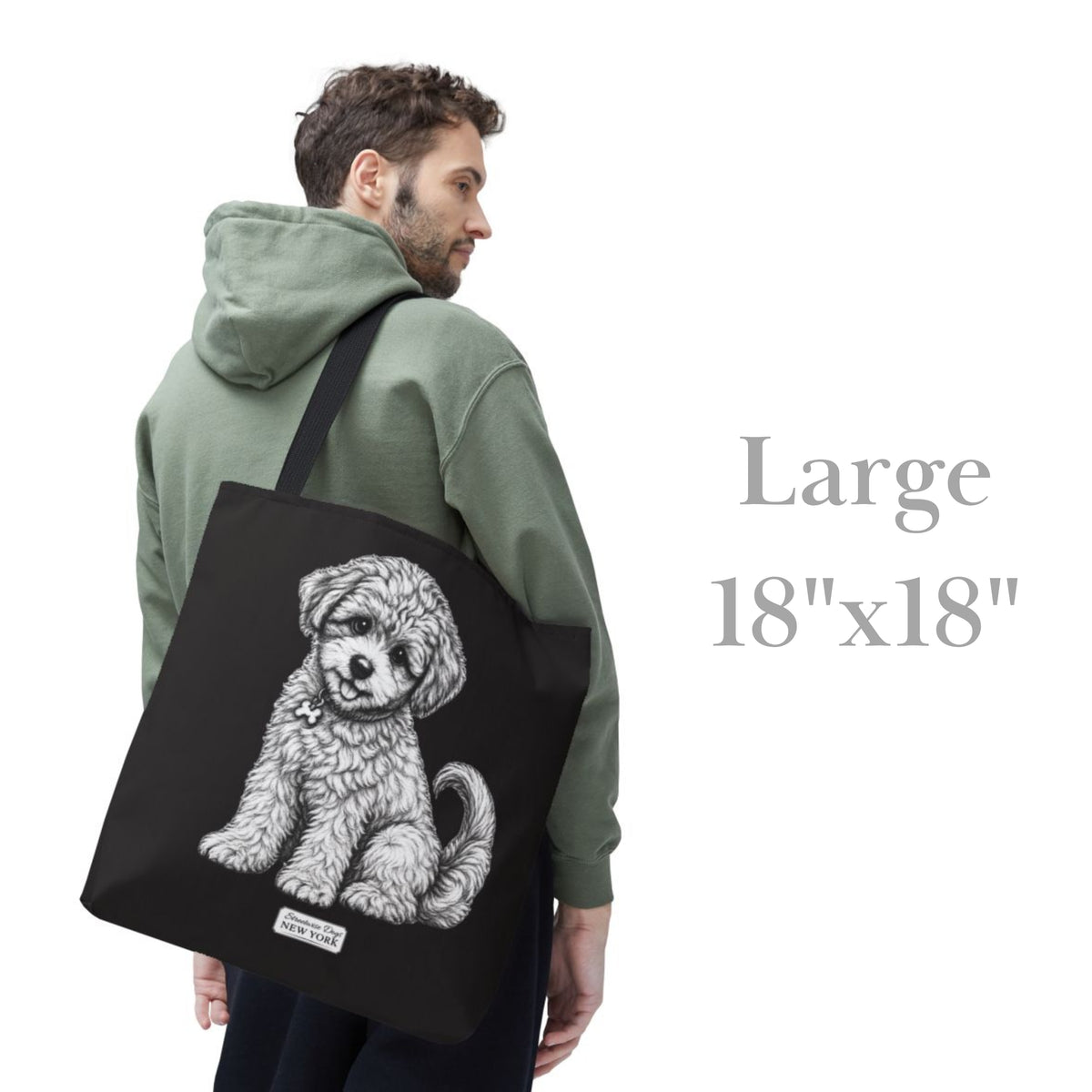Cavapoo, Durable Tote Bag
