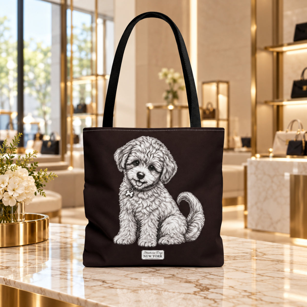 Cavapoo, Durable Tote Bag