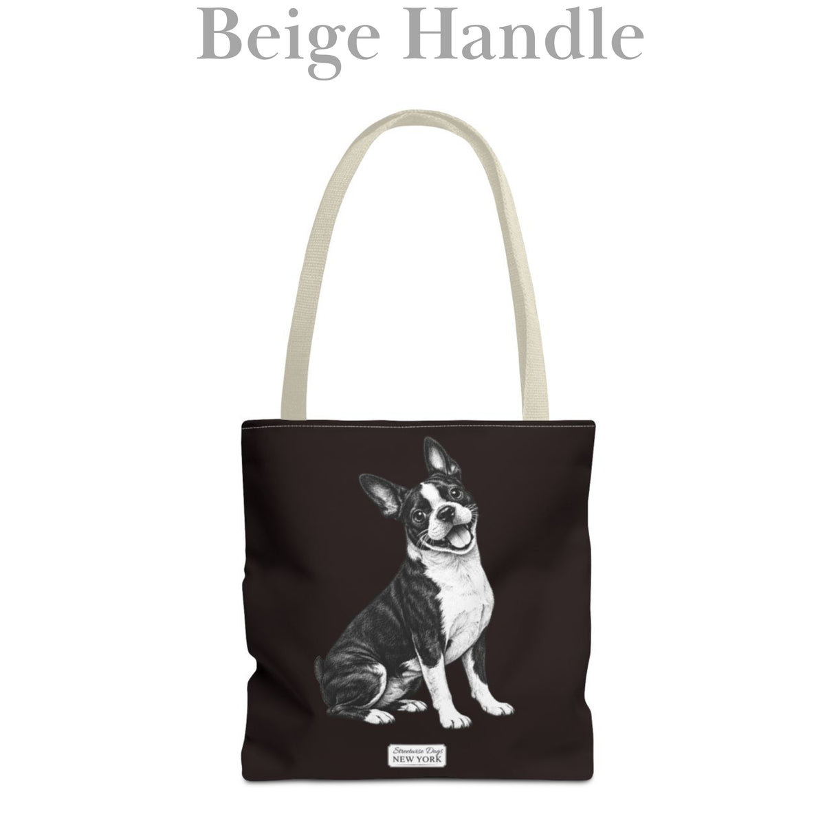 Boston Terrier, Durable Tote Bag