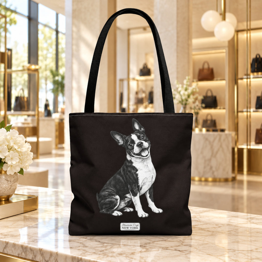 Boston Terrier, Durable Tote Bag