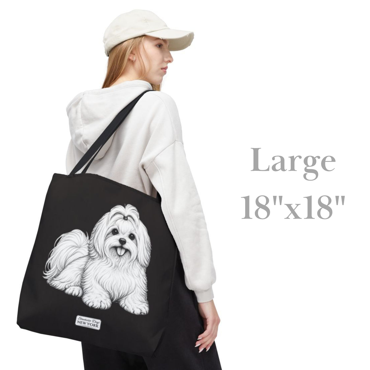 Maltese Terrier, Durable Tote Bag