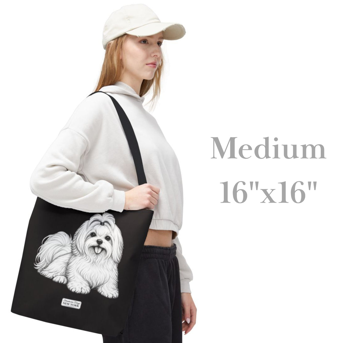Maltese Terrier, Durable Tote Bag