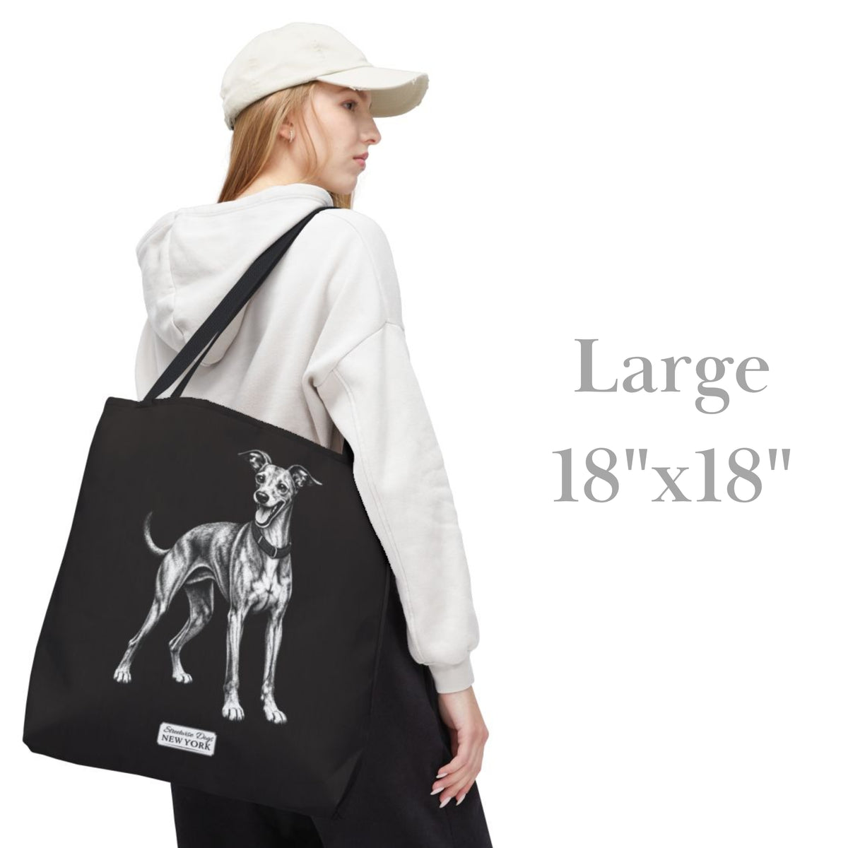 Greyhound, Durable Tote Bag