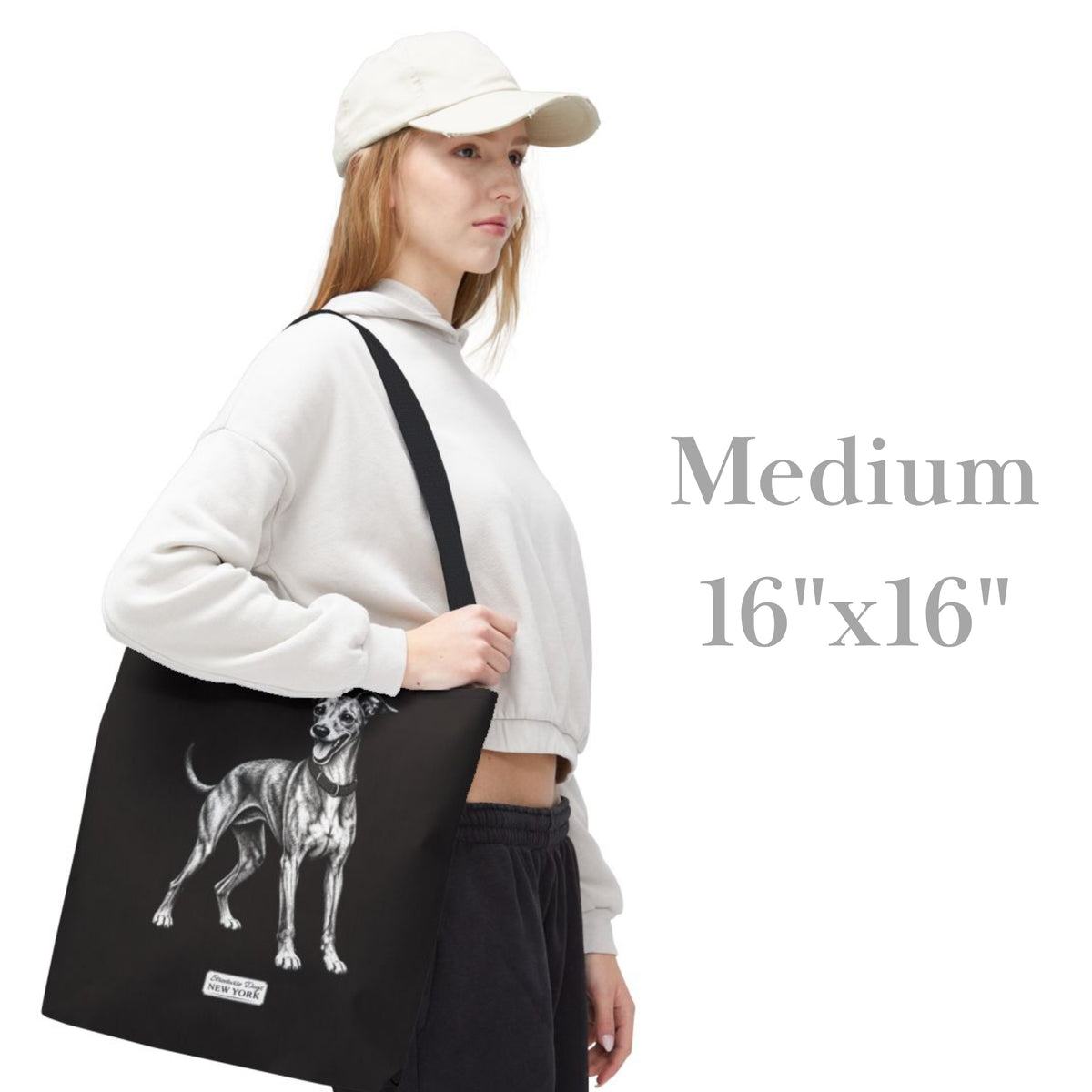 Greyhound, Durable Tote Bag