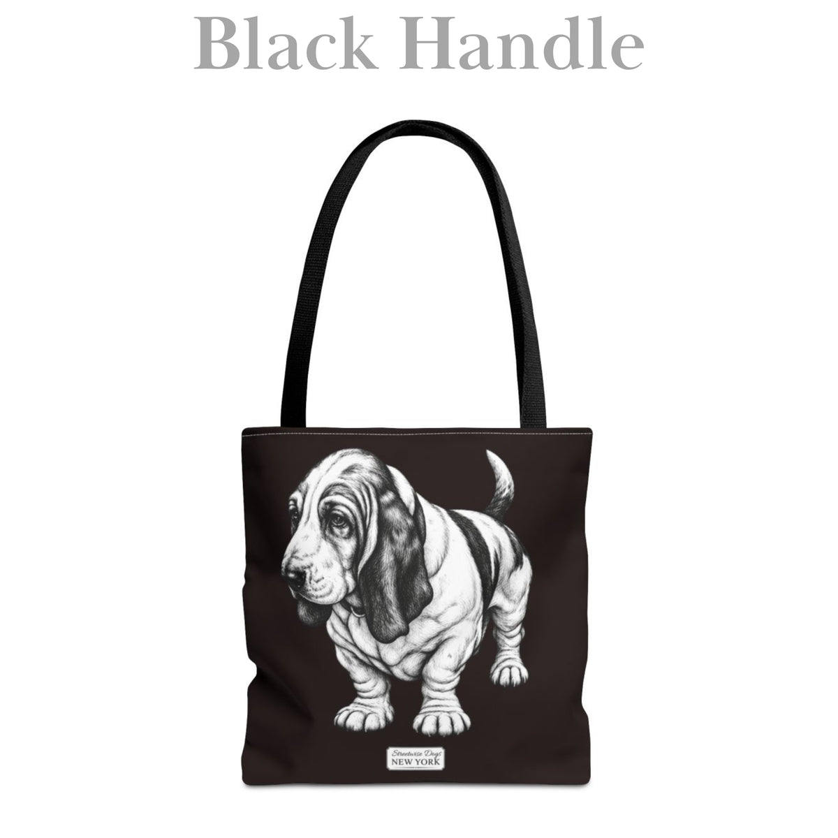 Basset Hound, Durable Tote Bag