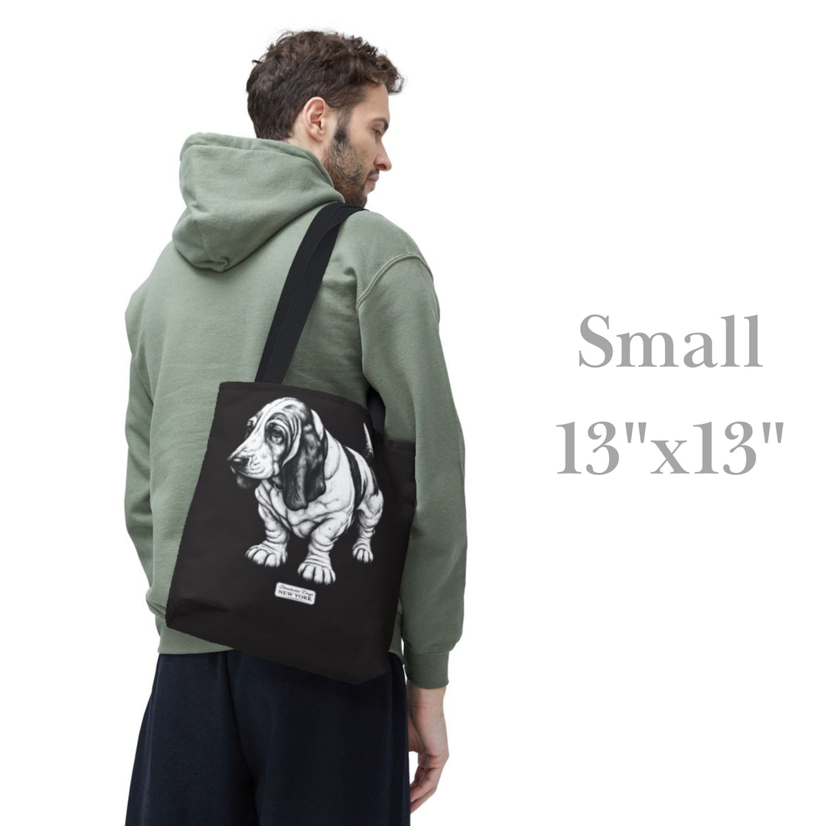 Basset Hound, Durable Tote Bag