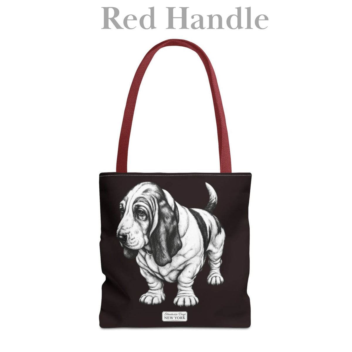 Basset Hound, Durable Tote Bag