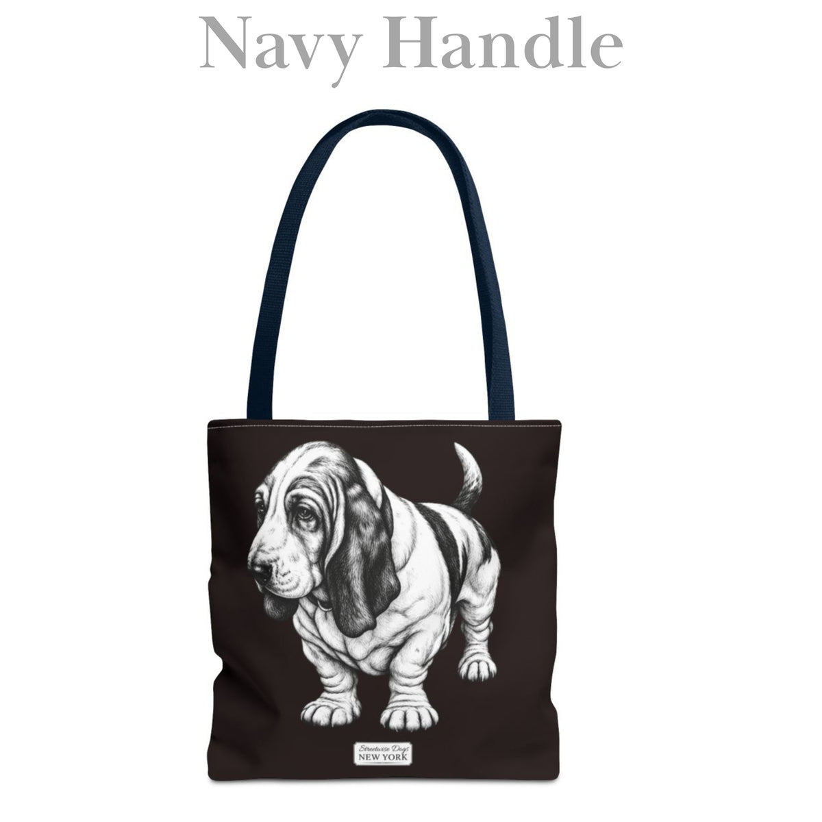 Basset Hound, Durable Tote Bag