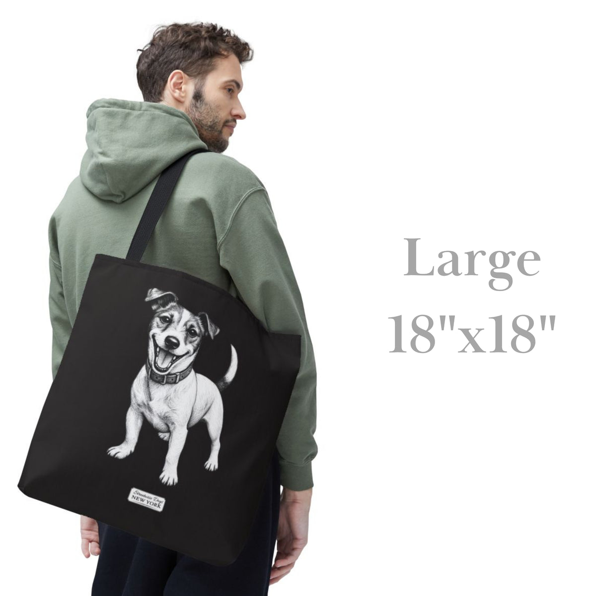 Jack Russell, Durable Tote Bag