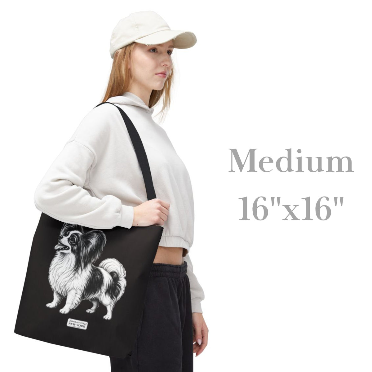 Papillon, Durable Tote Bag