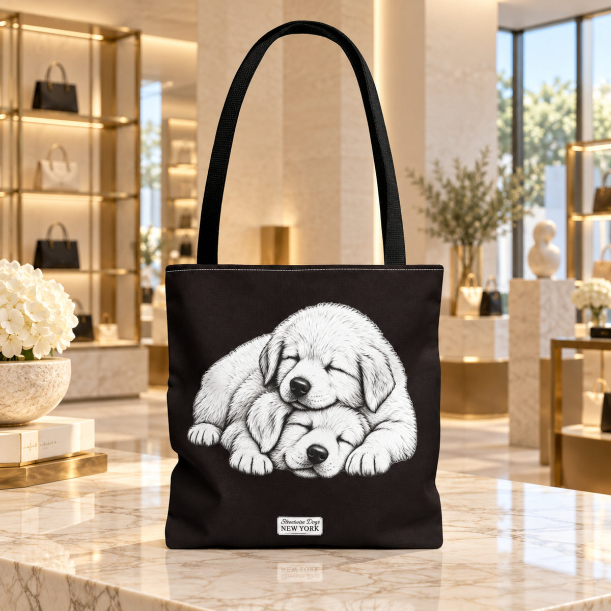 Great Pyrenees Puppies, Durable Tote Bag