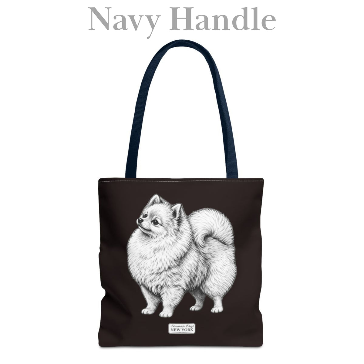 Pomeranian, Durable Tote Bag