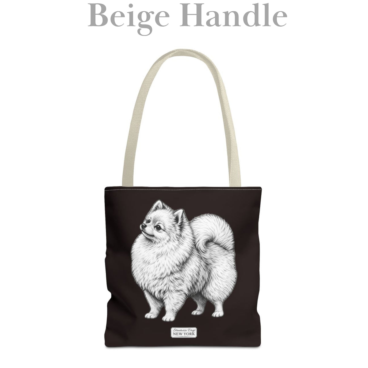 Pomeranian, Durable Tote Bag
