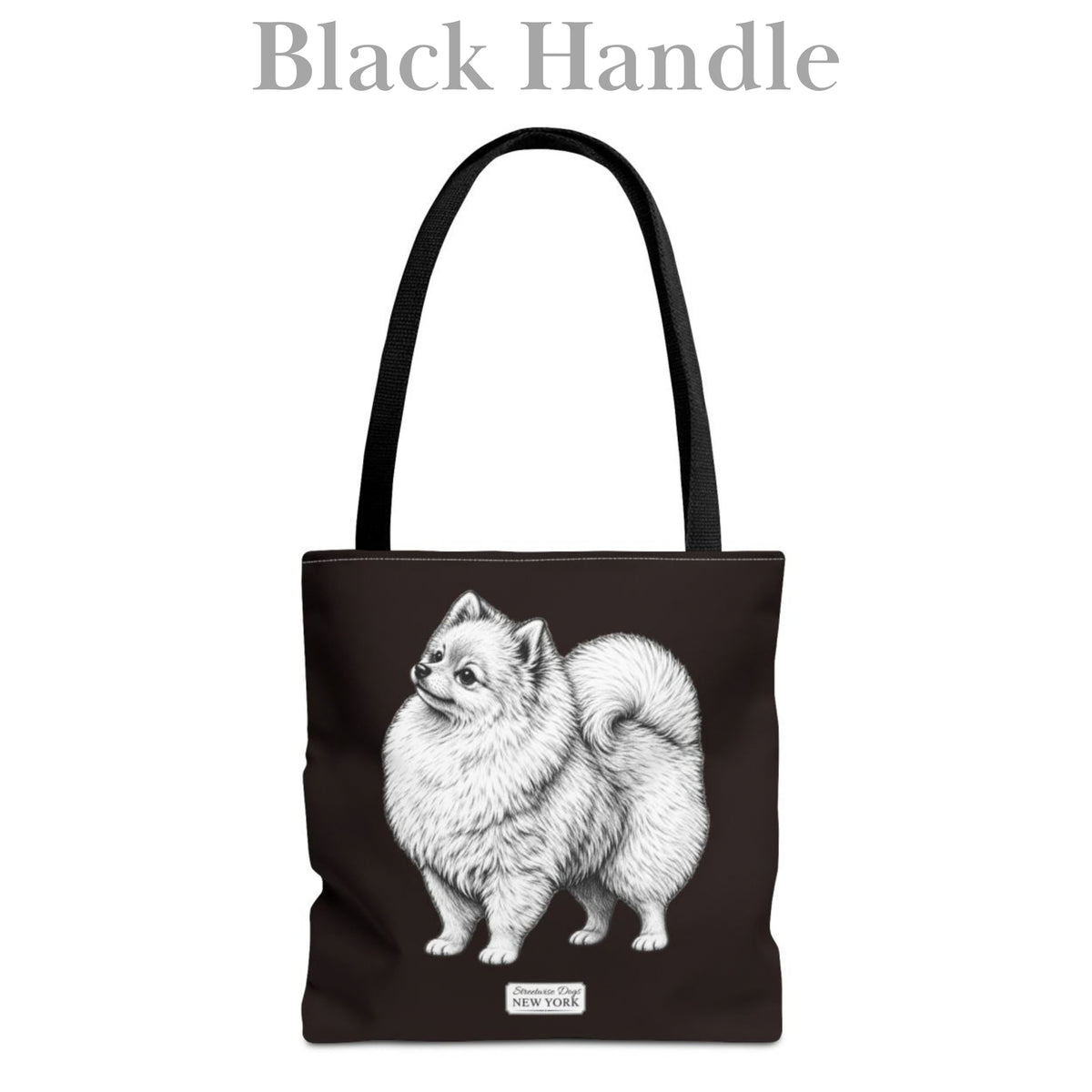 Pomeranian, Durable Tote Bag