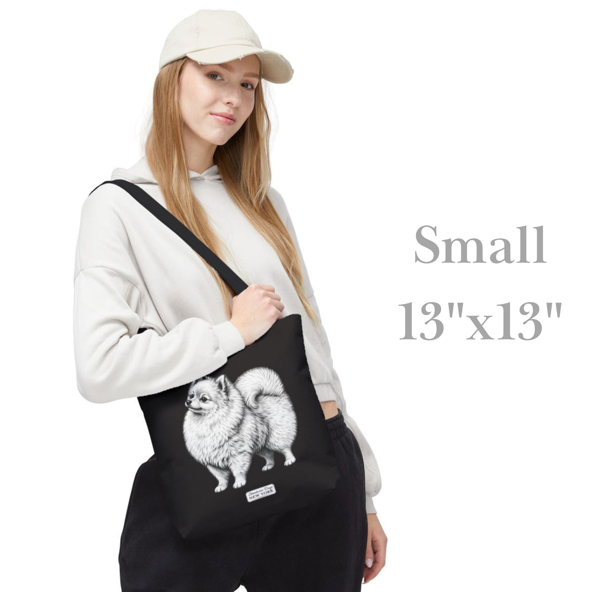 Pomeranian, Durable Tote Bag