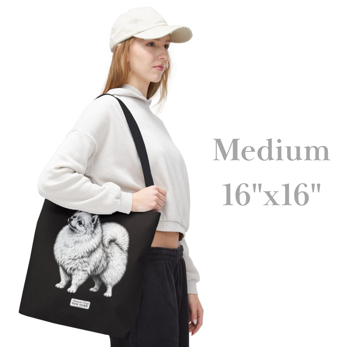 Pomeranian, Durable Tote Bag