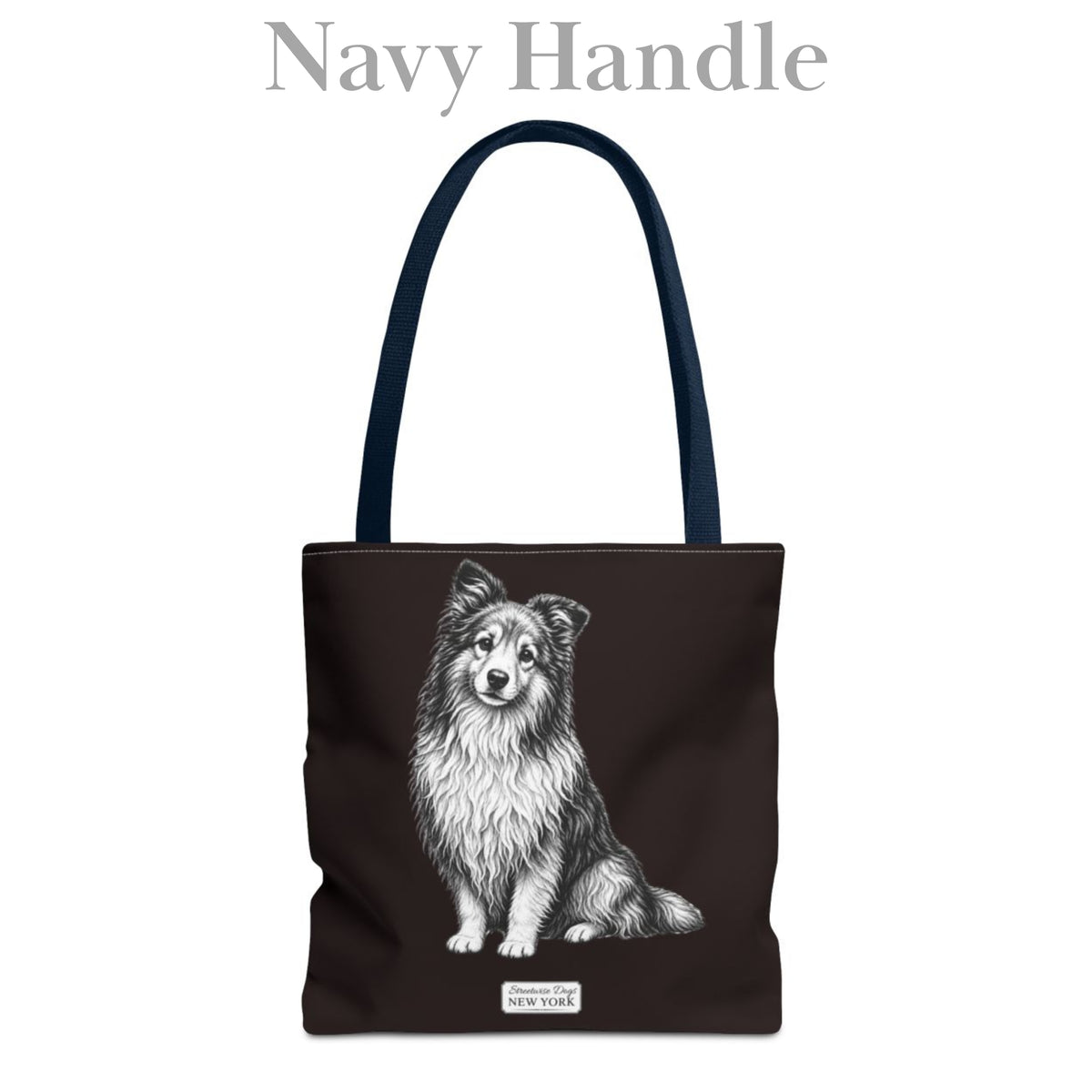 Shetland Sheepdog, Durable Tote Bag