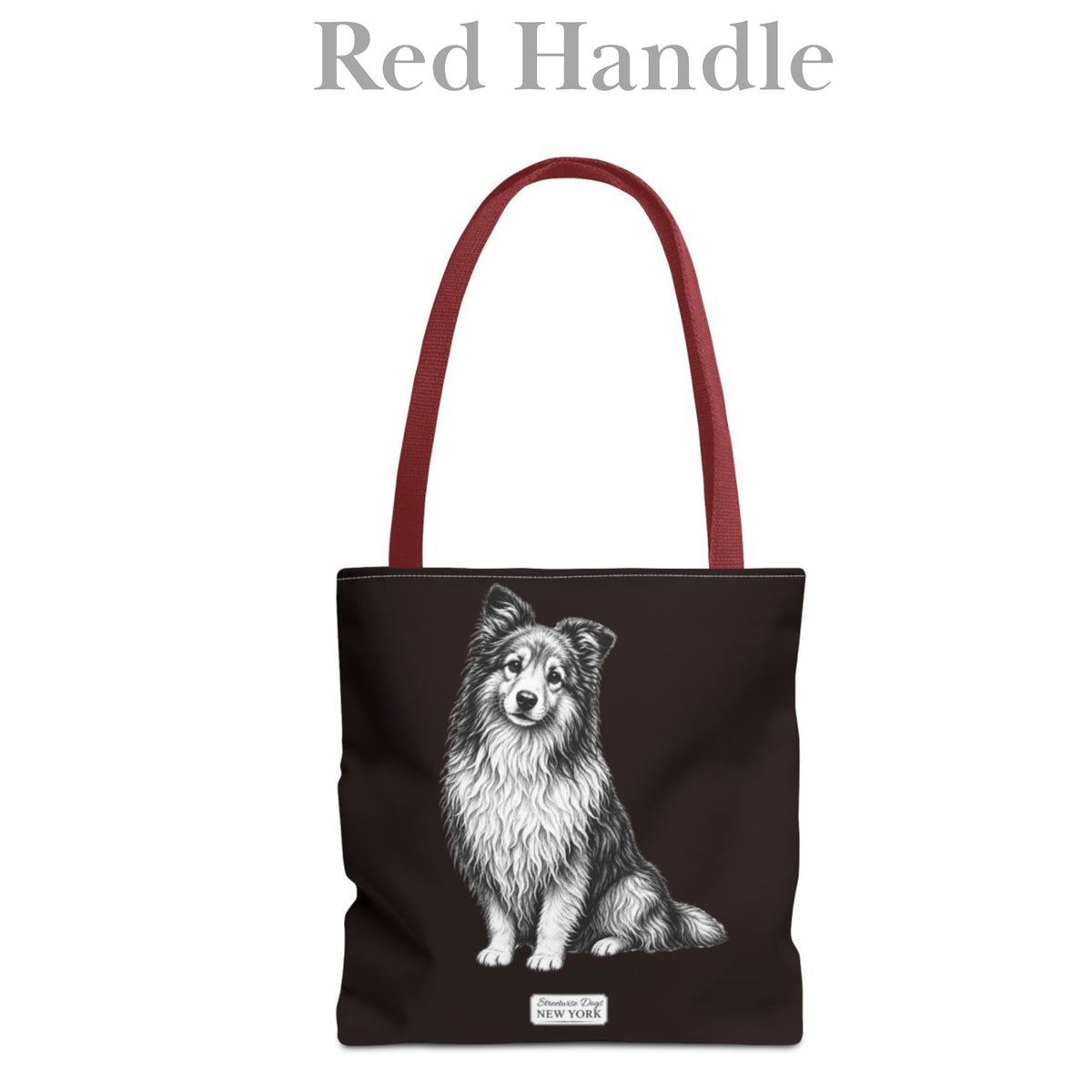Shetland Sheepdog, Durable Tote Bag
