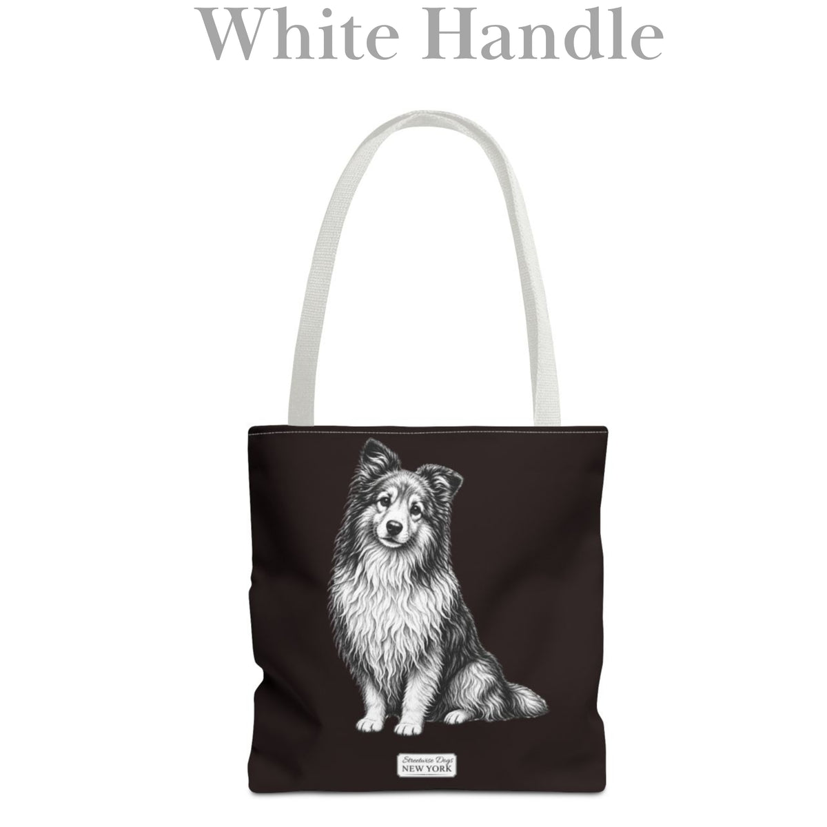 Shetland Sheepdog, Durable Tote Bag