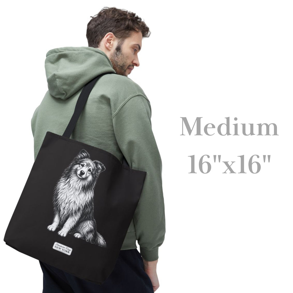 Shetland Sheepdog, Durable Tote Bag