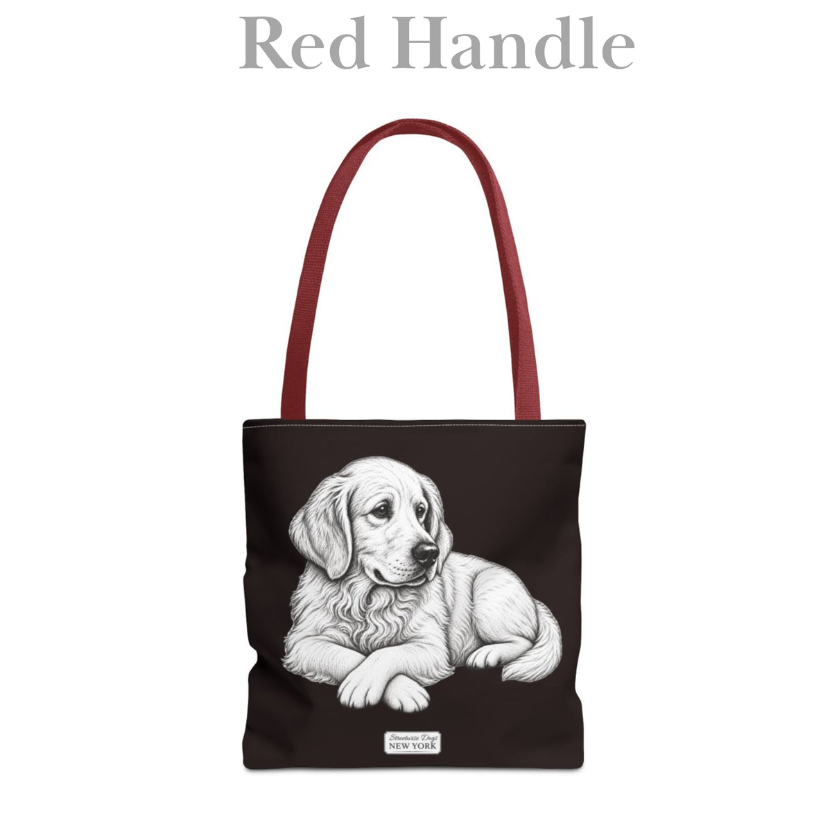 Golden Retriever, Durable Tote Bag
