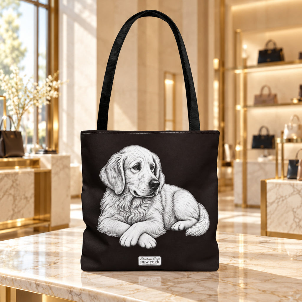 Golden Retriever, Durable Tote Bag