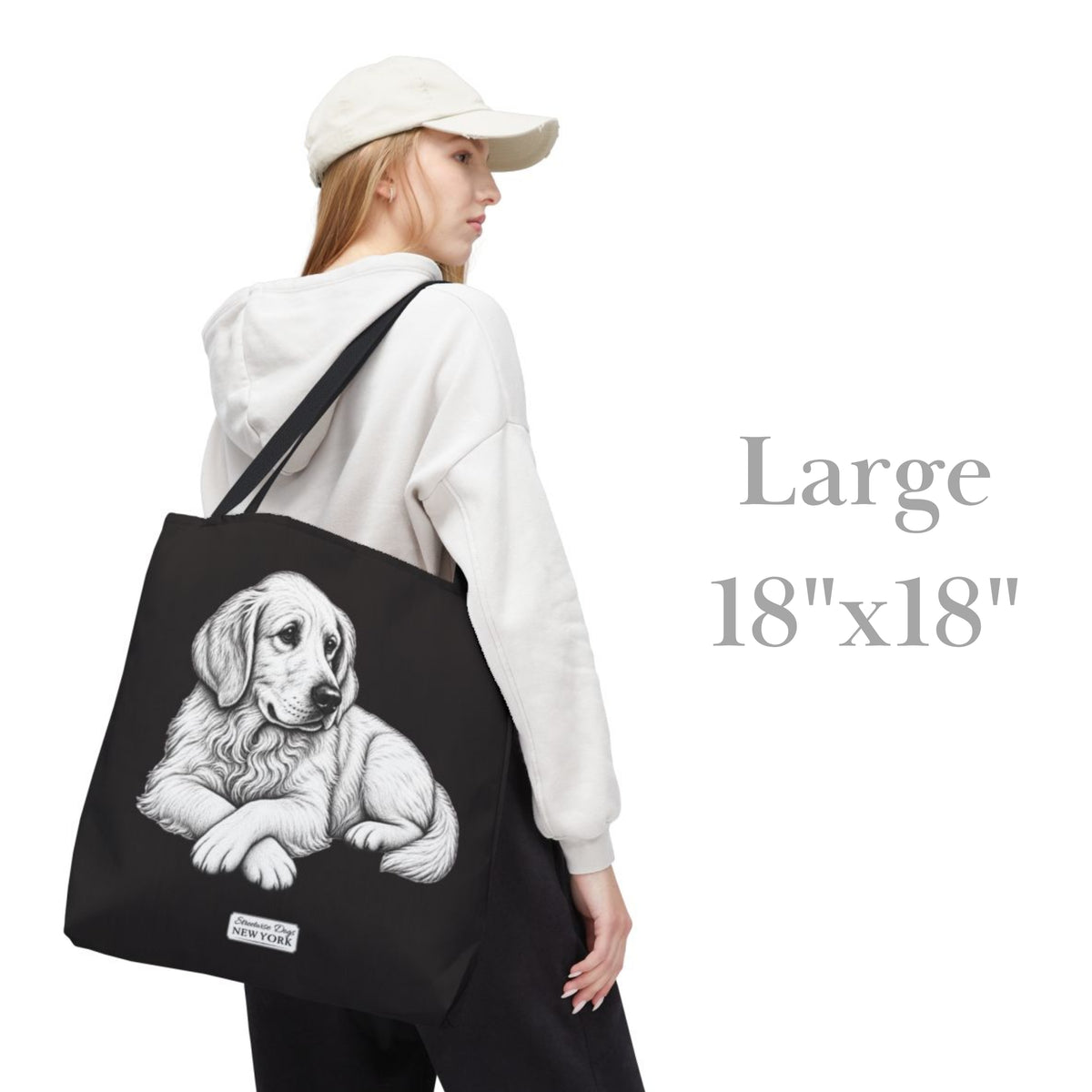 Golden Retriever, Durable Tote Bag