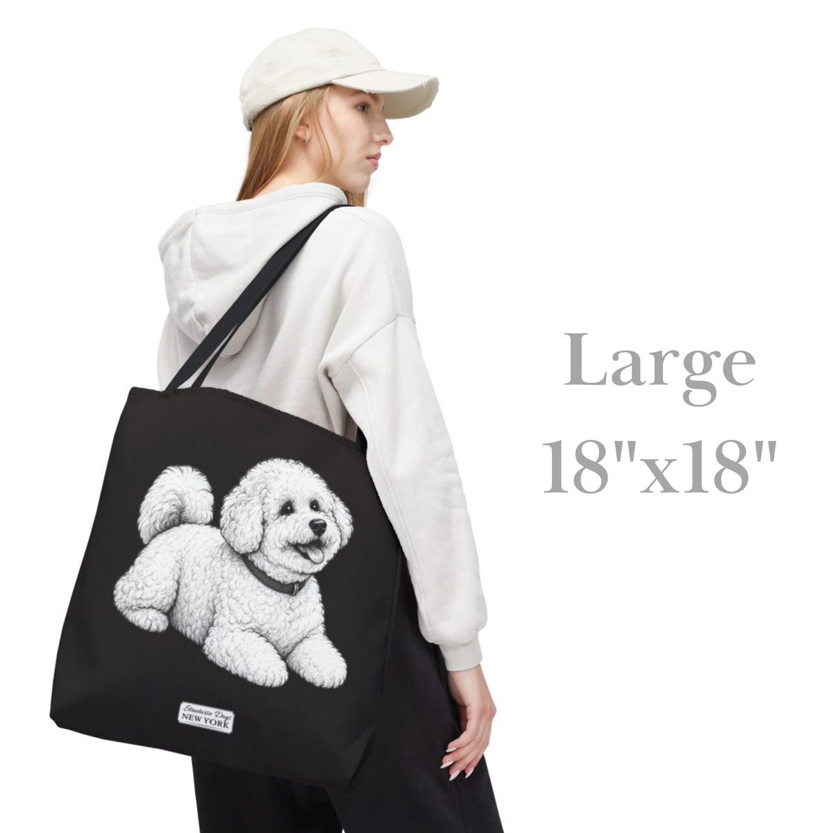 Bichon Frisé, Durable Tote Bag