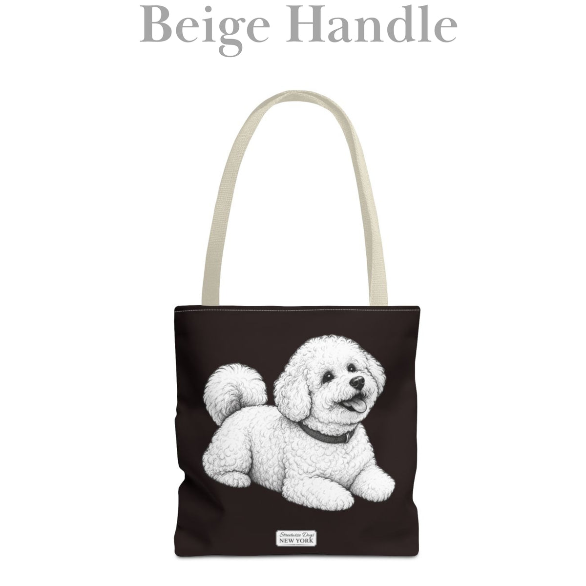 Bichon Frisé, Durable Tote Bag