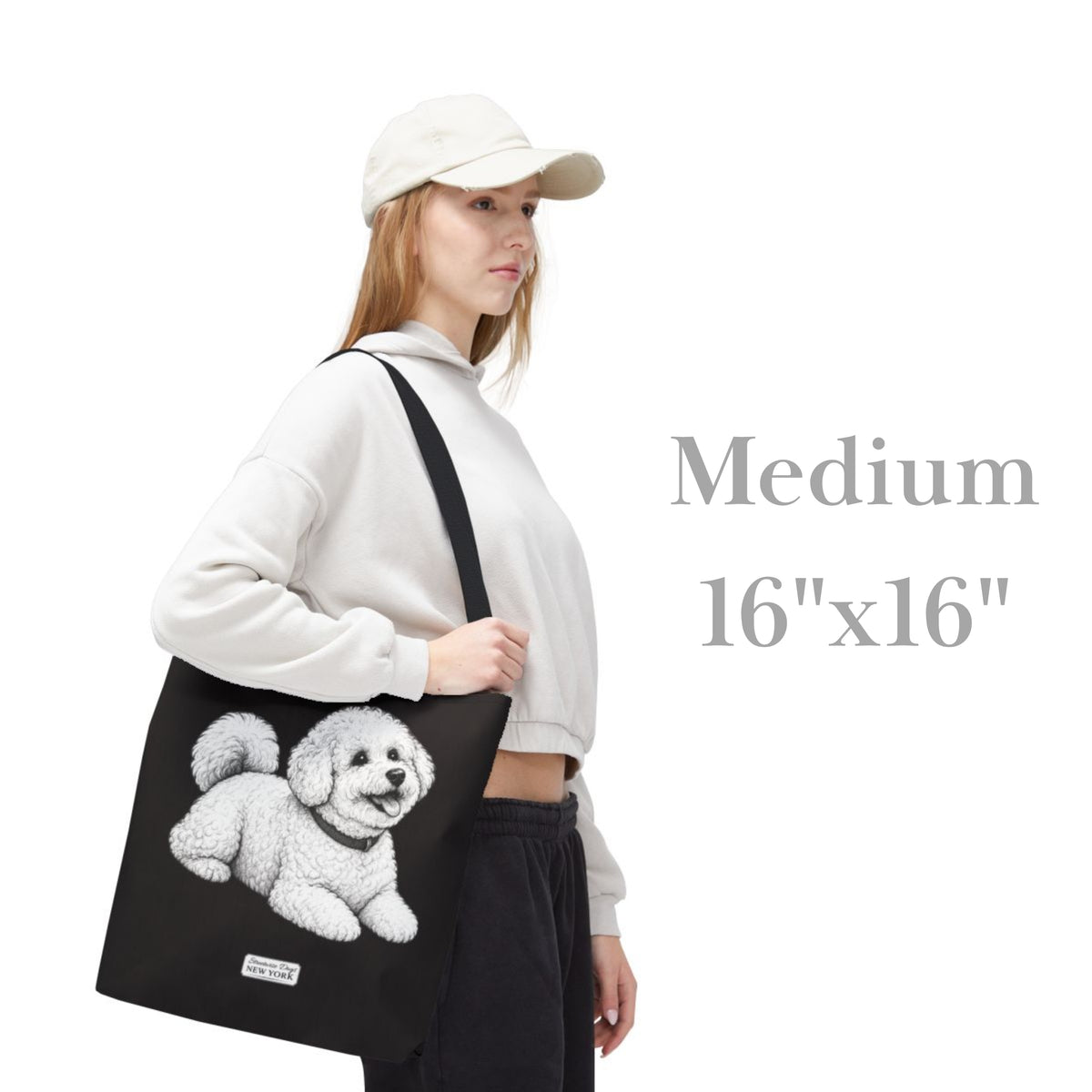 Bichon Frisé, Durable Tote Bag