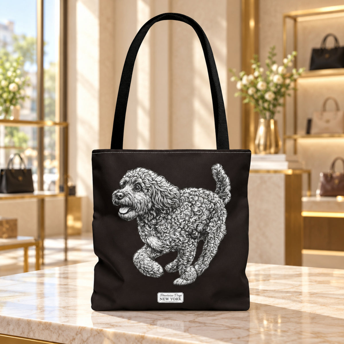 Cockapoo, Durable Tote Bag