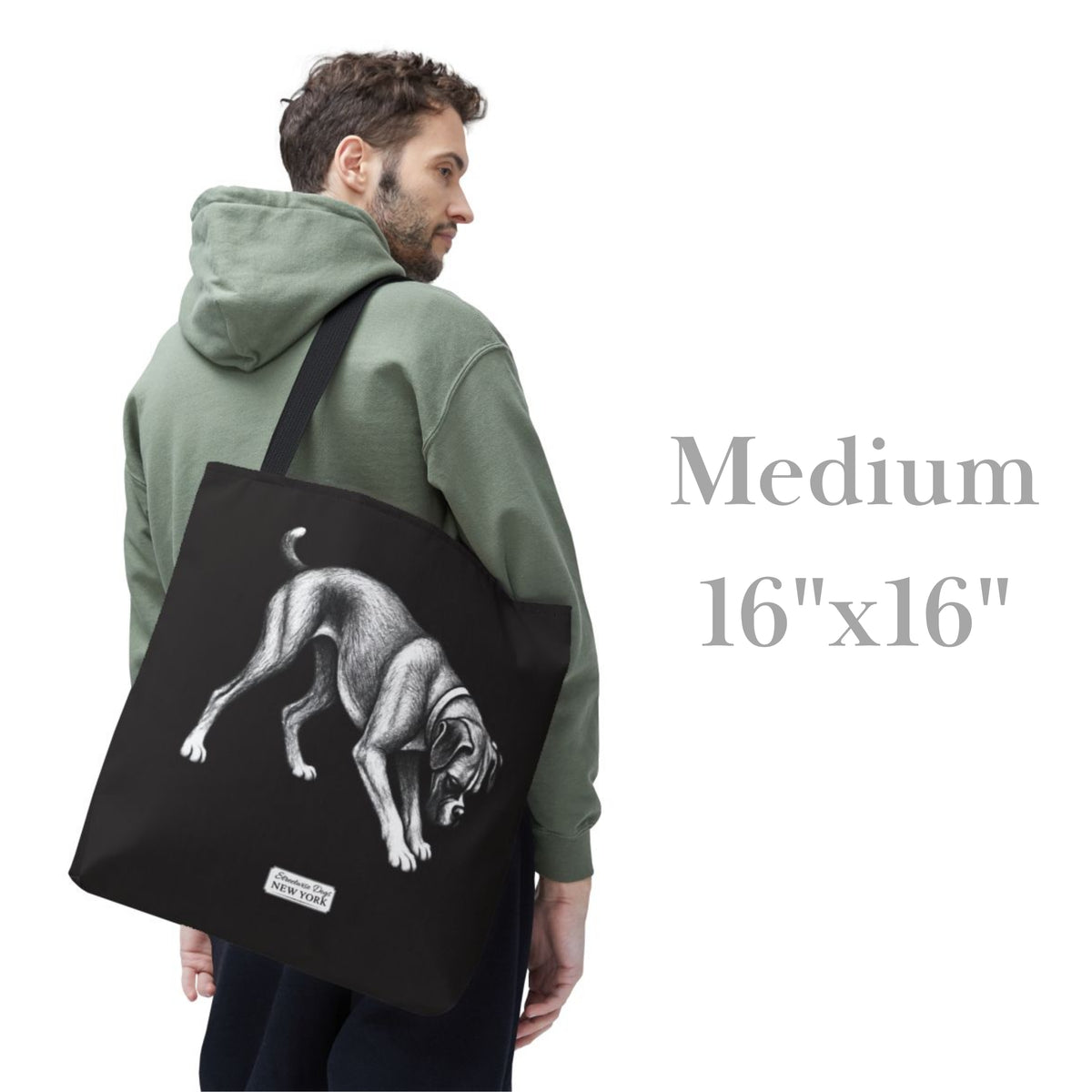 Boxer Dog, Durable Tote Bag
