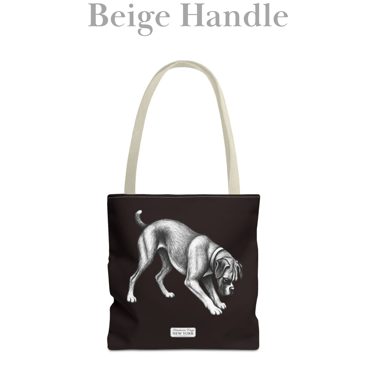 Boxer Dog, Durable Tote Bag