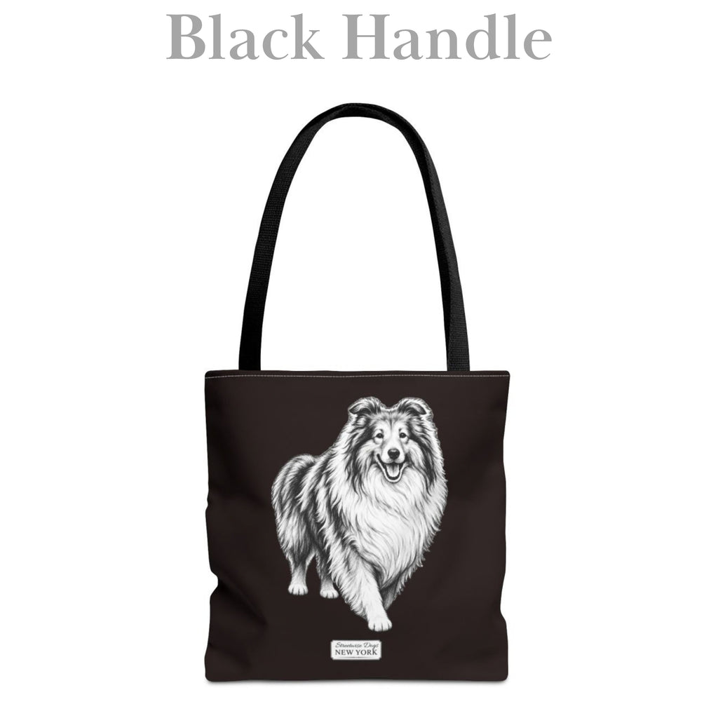 Collie, Durable Tote Bag