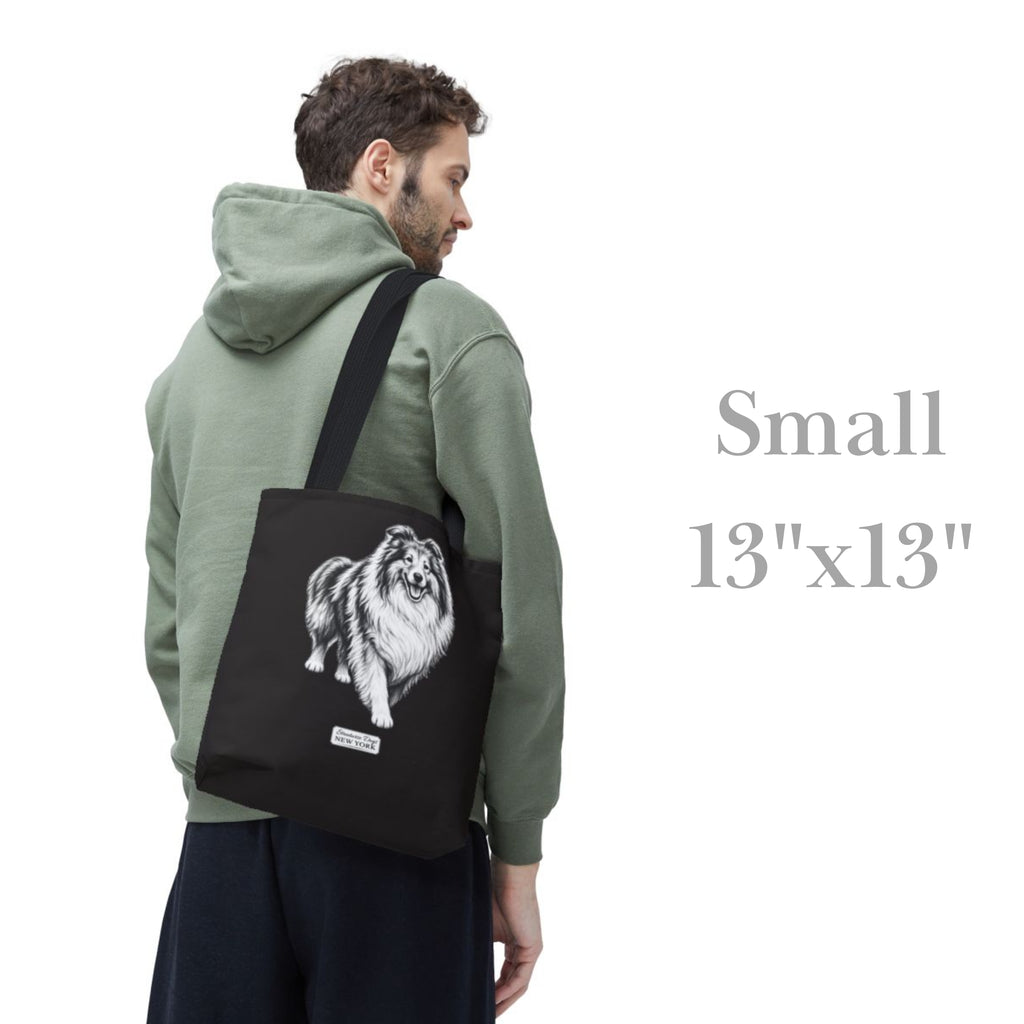 Collie, Durable Tote Bag