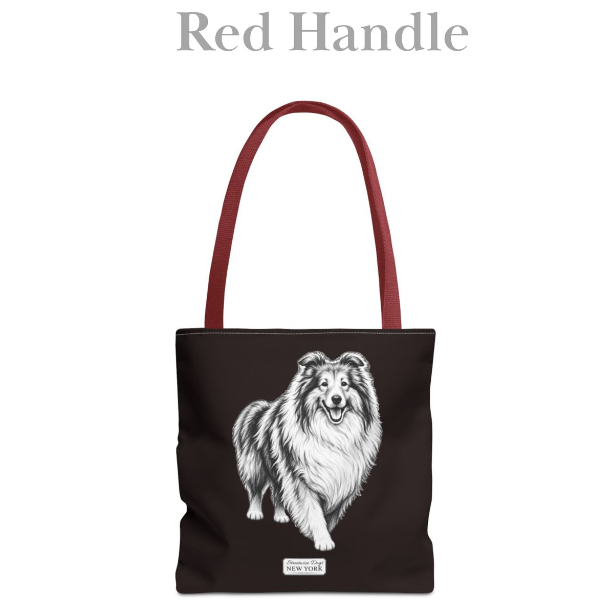 Collie, Durable Tote Bag