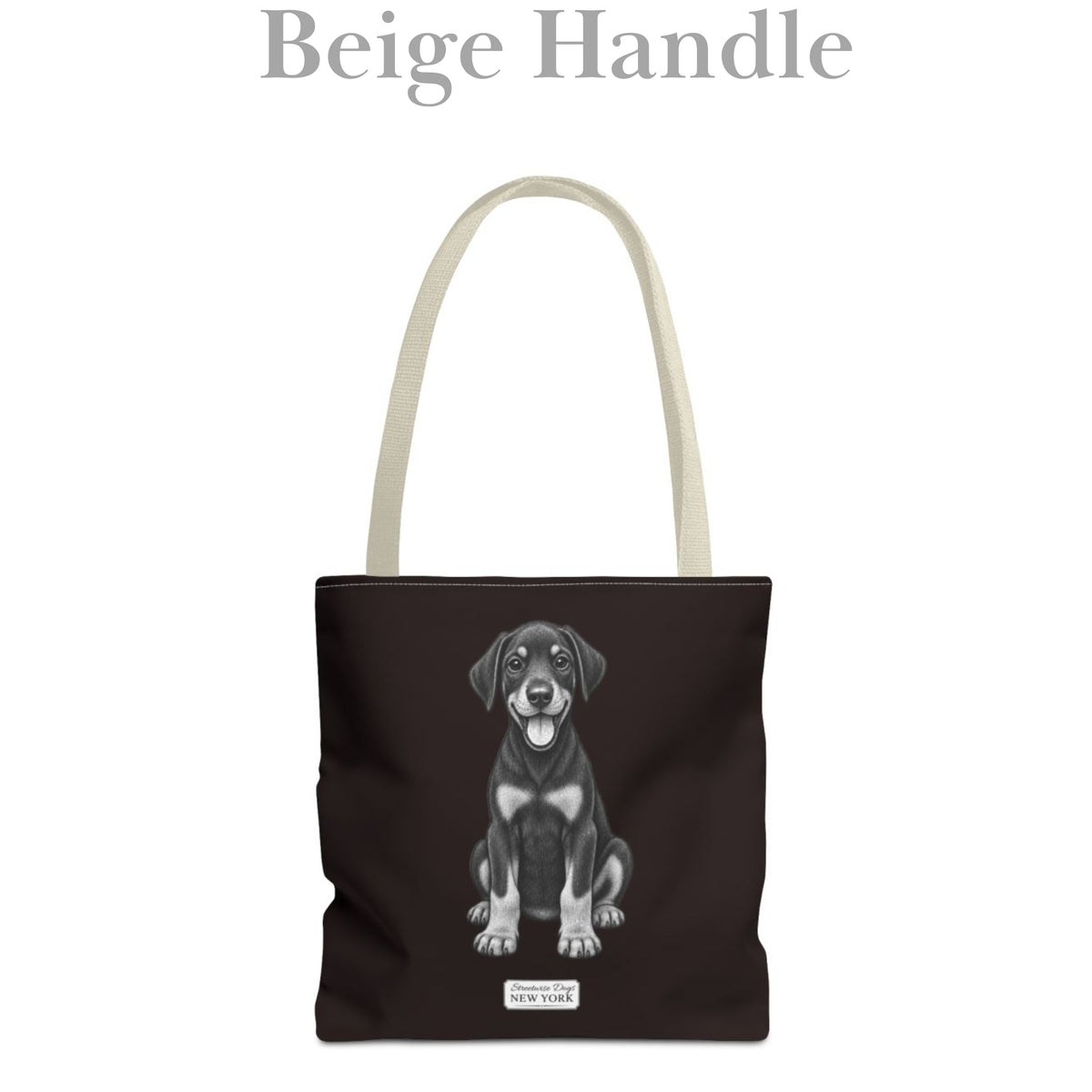Doberman Puppy, Durable Tote Bag