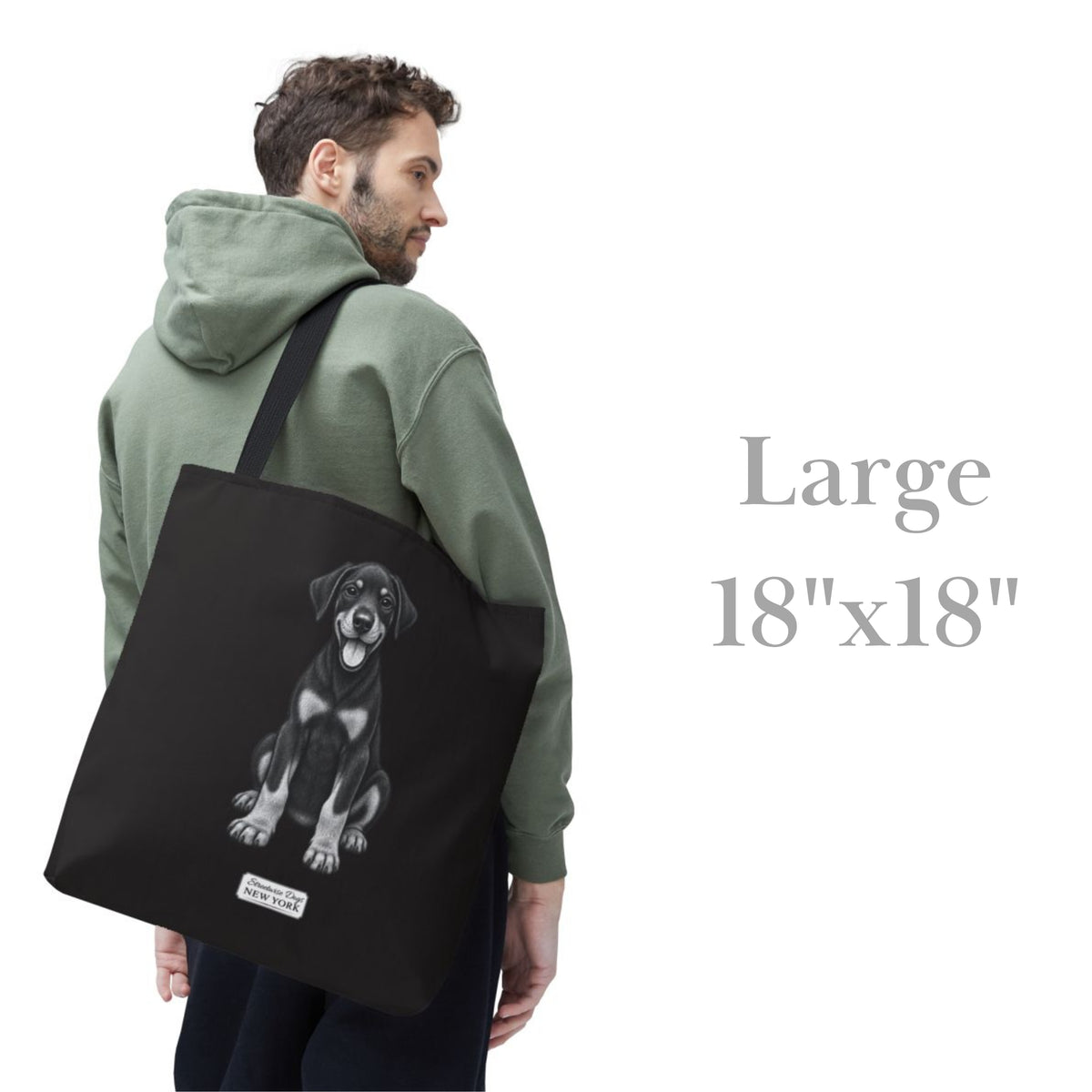 Doberman Puppy, Durable Tote Bag
