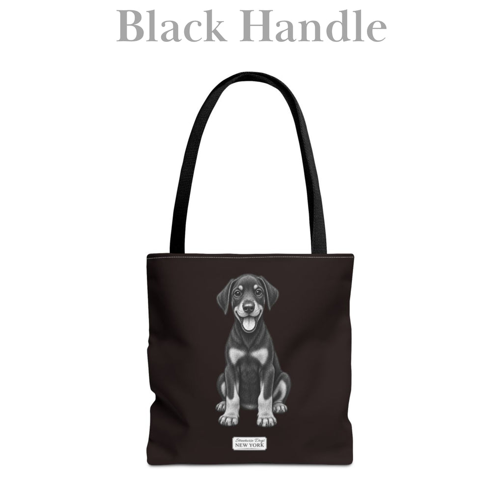 Doberman Puppy, Durable Tote Bag