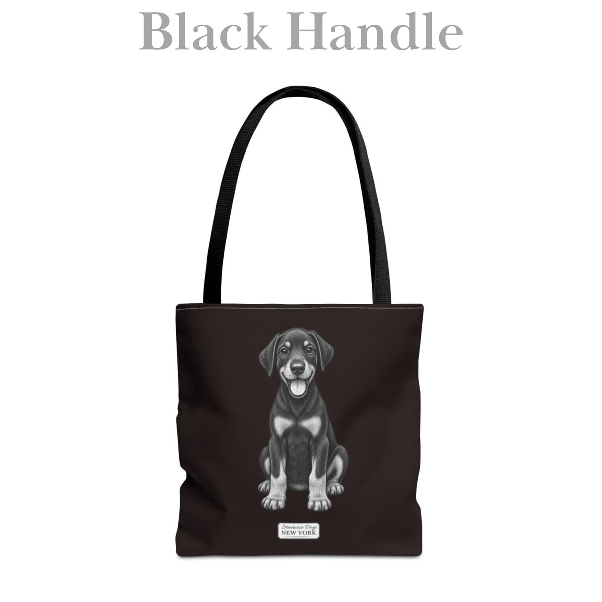 Doberman Puppy, Durable Tote Bag