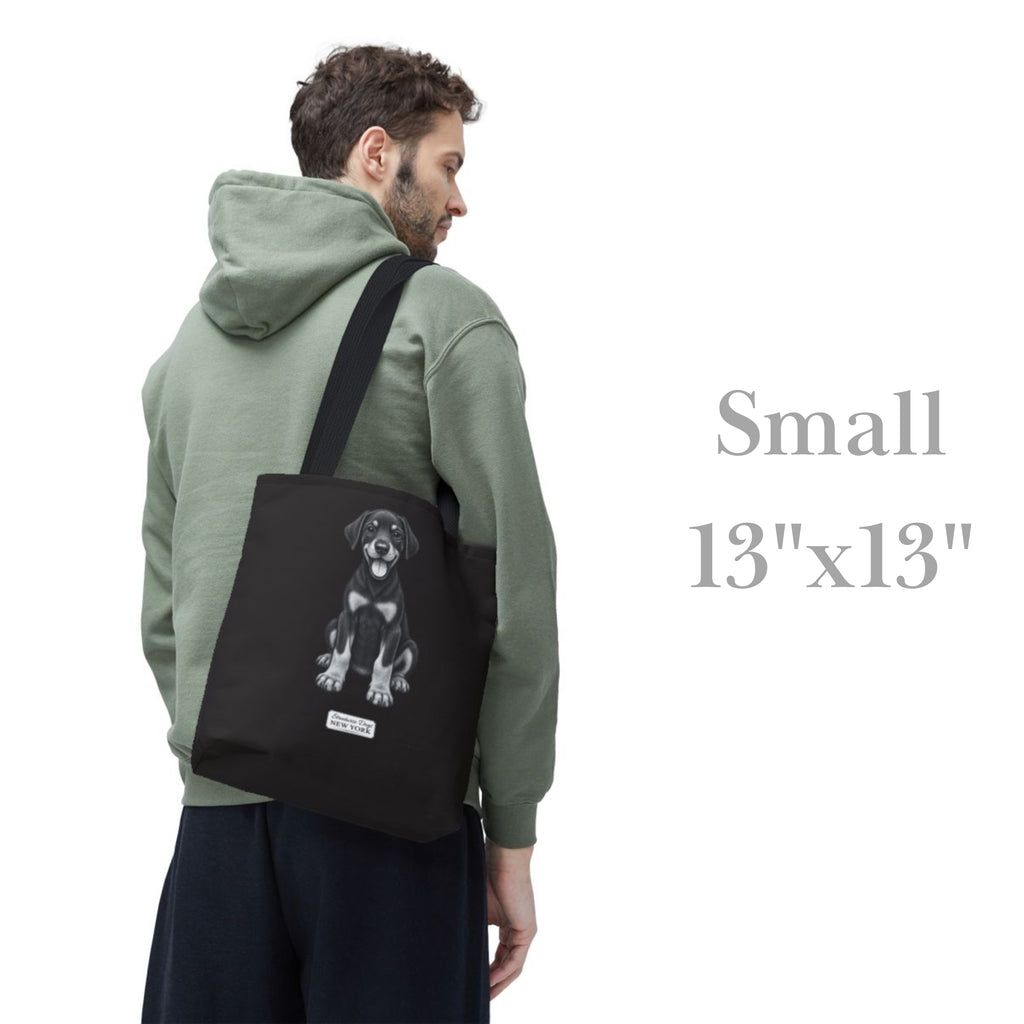 Doberman Puppy, Durable Tote Bag