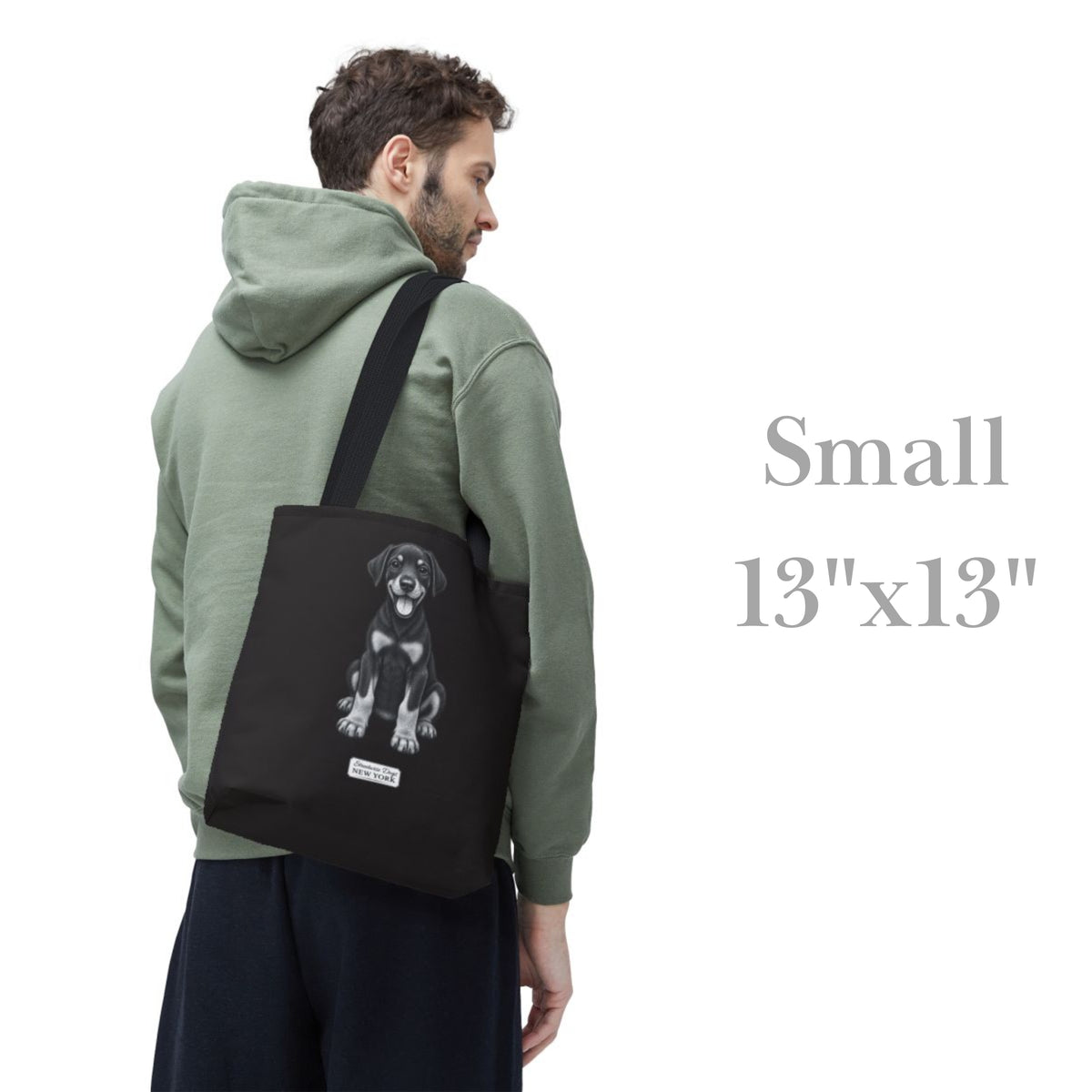 Doberman Puppy, Durable Tote Bag