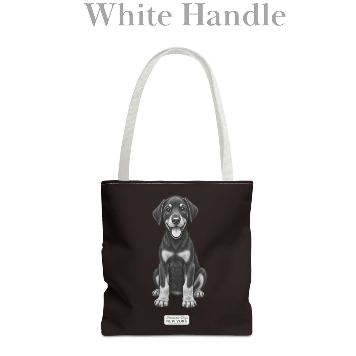 Doberman Puppy, Durable Tote Bag