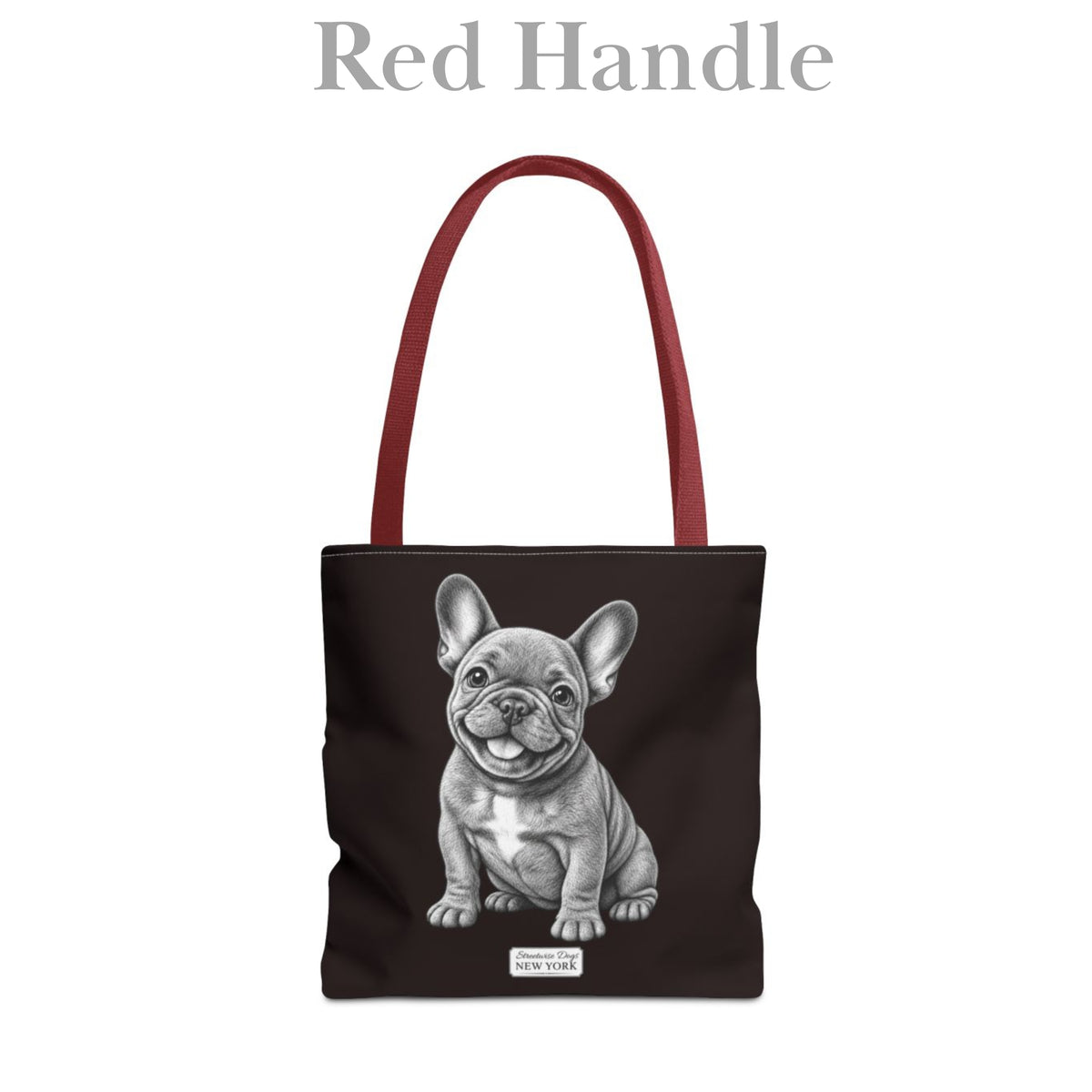 French Bulldog, Durable Tote Bag