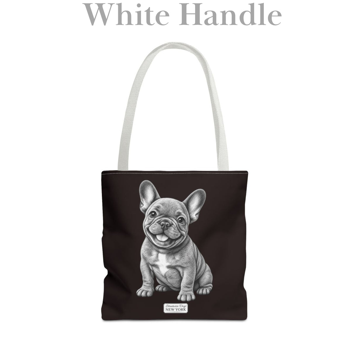 French Bulldog, Durable Tote Bag