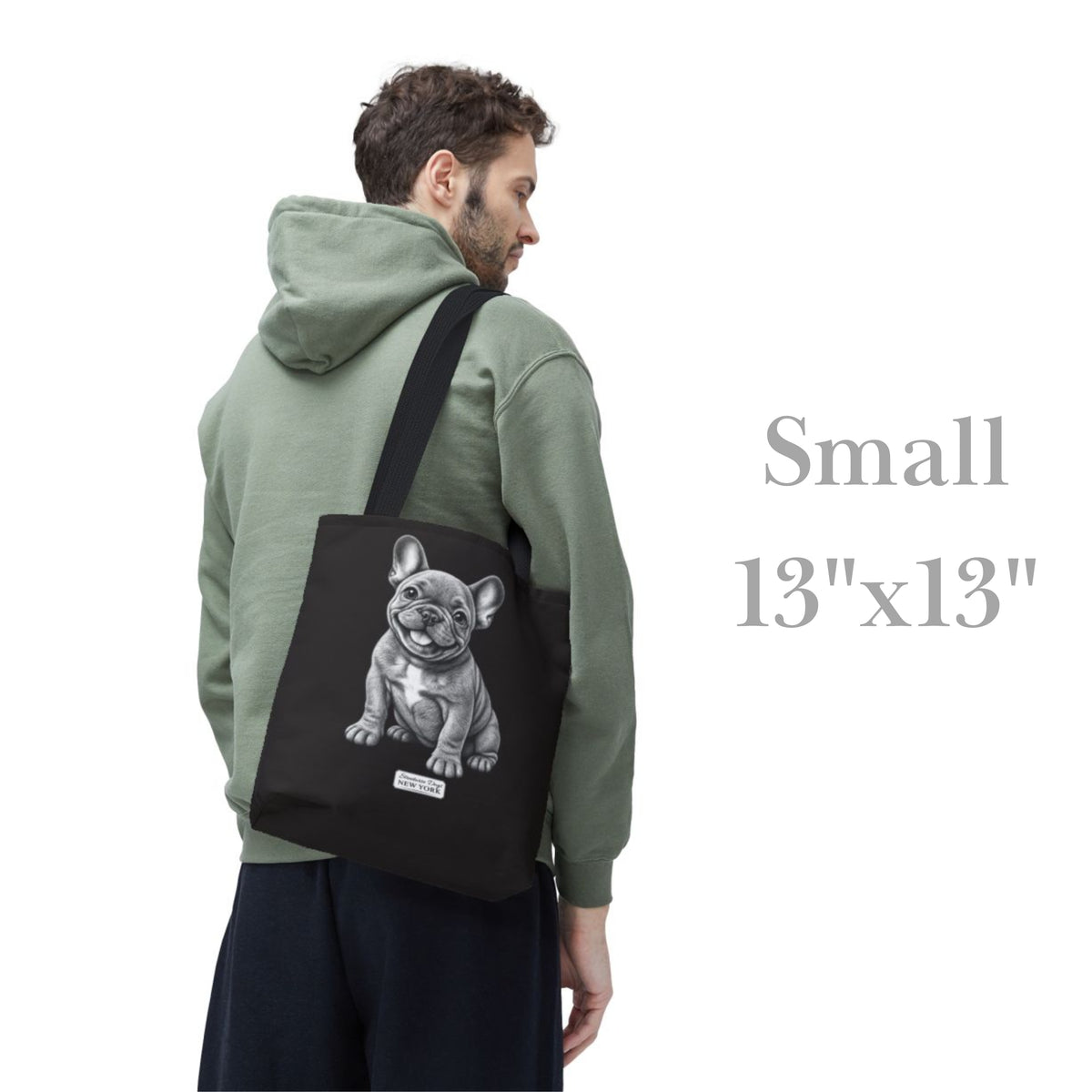 French Bulldog, Durable Tote Bag