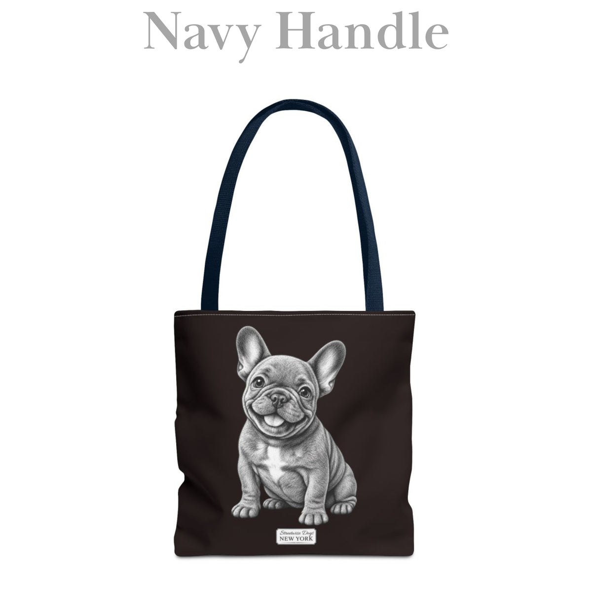 French Bulldog, Durable Tote Bag