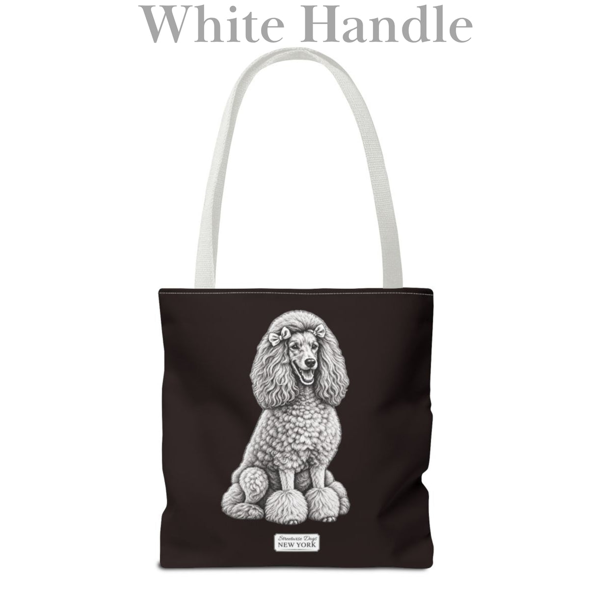 Poodle, Durable Tote Bag