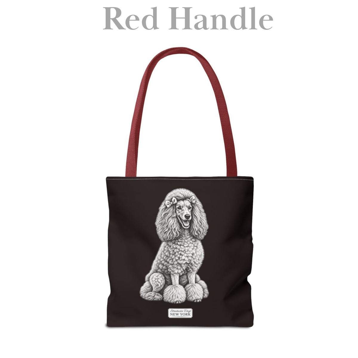Poodle, Durable Tote Bag