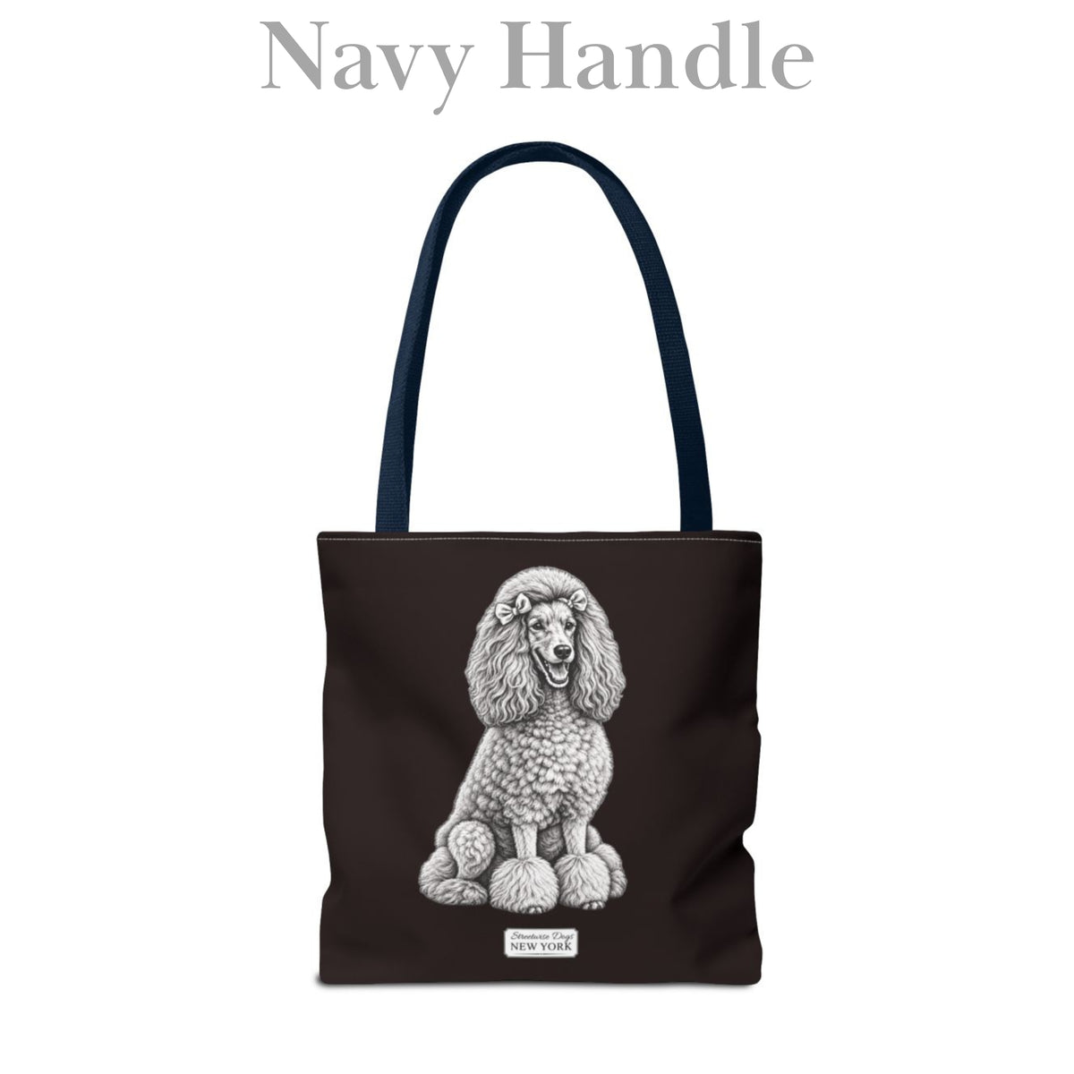 Poodle, Durable Tote Bag